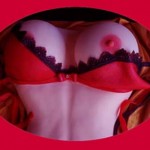 New-jersey-Sassy-red-velvet-satin-nipples-sexy-tit-cake