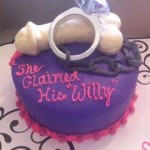 Canadian-Chained-wedding-ring-dick-on-personal-cake 