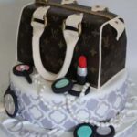 Louis-Vuitton-Atlanta-Georgia-Custom-Bag-Two-Tier-Cake